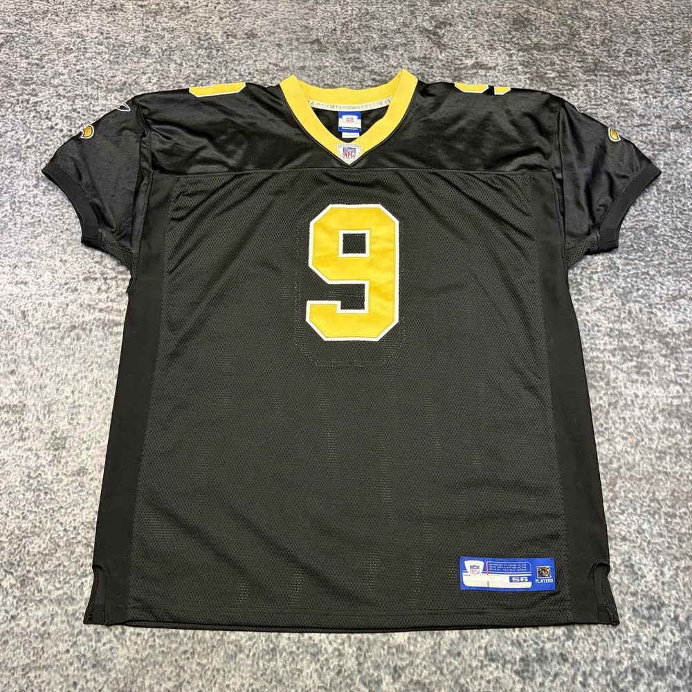Reebok Vintage Drew Brees #9 New Orleans Saints Jersey Size 56 Stitched - Picture 1 of 11